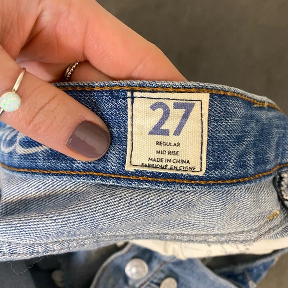 Free people cut off denim shorts - Picture 4 of 4